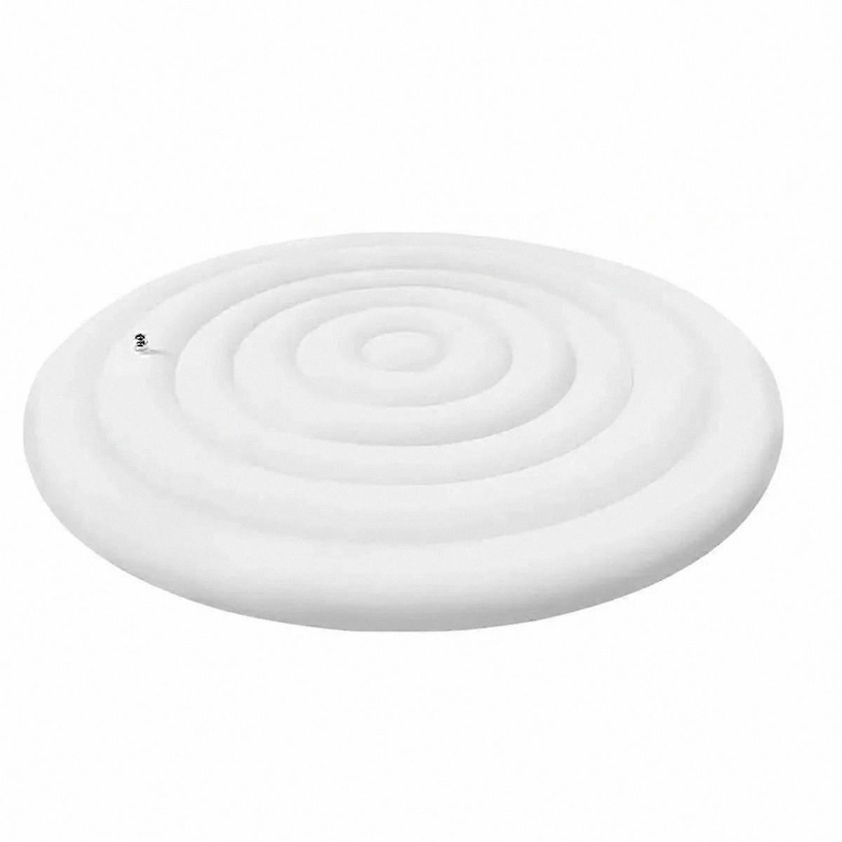 Inflatable Round Hot Tub Cover with Handles for Easy Handling and Protection