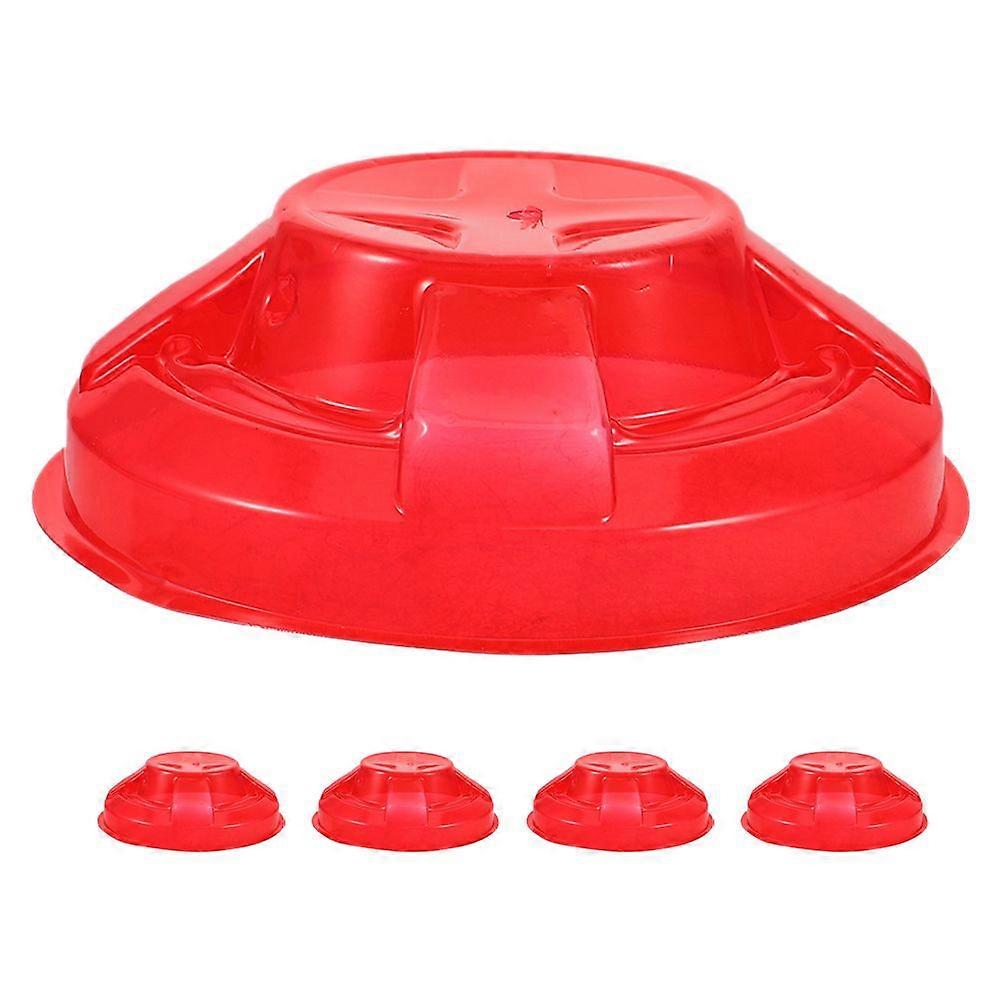 5 件塑料烟雾传感器盖烟雾探测器防护罩火灾报警探测器盖用于厨房烘焙烟雾探测器保护器烟雾探测器盖