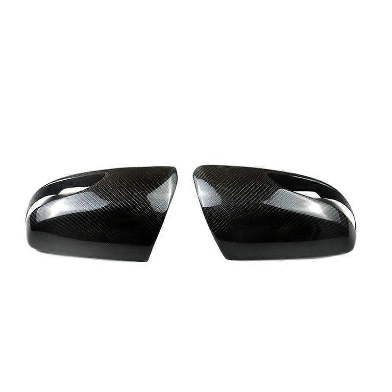 1 Pair Rearview Mirror Cover Carbon Fiber Side Rear Mirror Cover Caps for Rohens Coupe 2008-2016