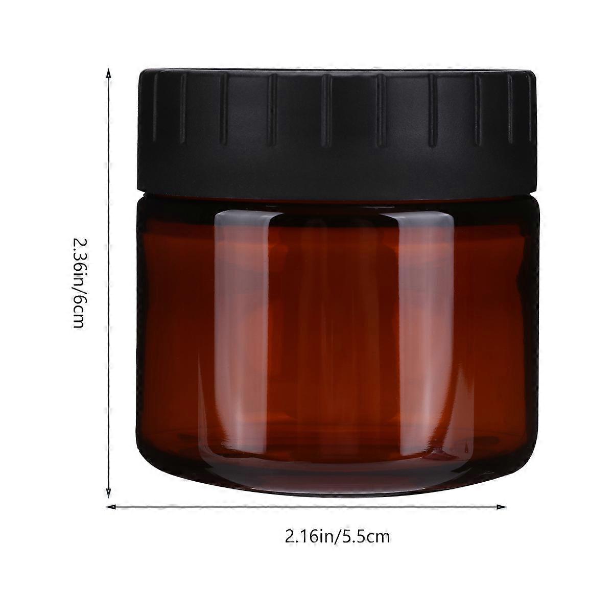 Mini Cream Bottle for Home Use Dark Red PET and PP Material 6pcs Portable 100ml
