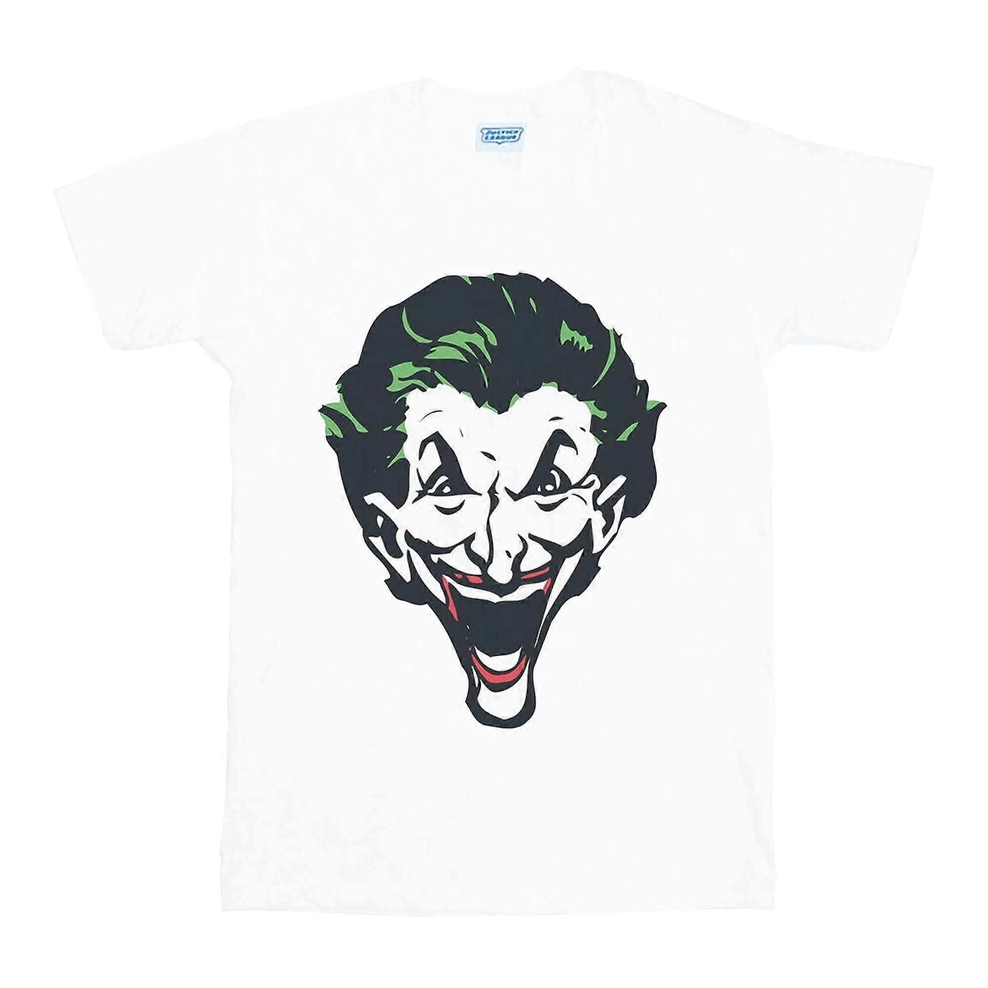 Camiseta Big Face do Coringa para Homens da DC Comics