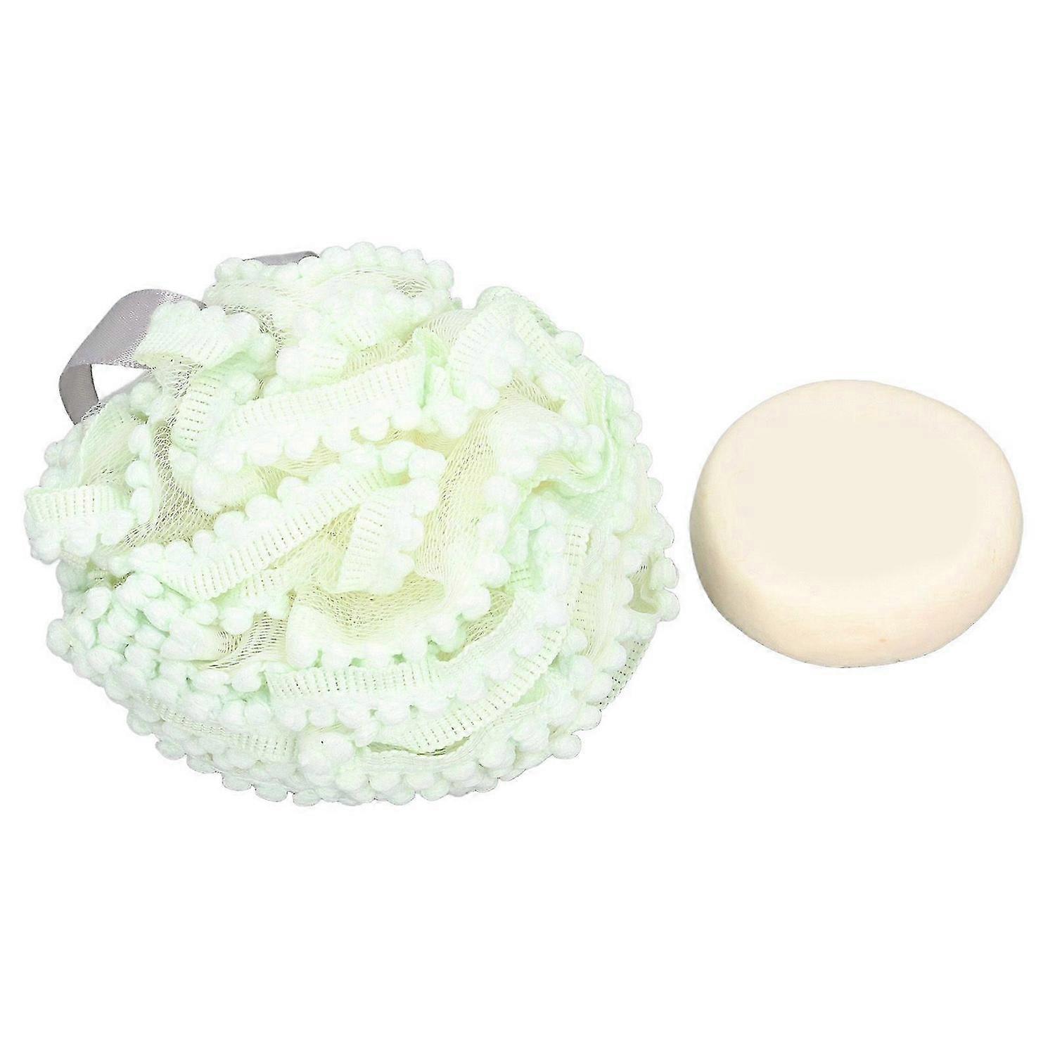 2025 Latest Model Bath Mesh Sponge Deep Cleansing Soft Shower Mesh Scrubber Ba...