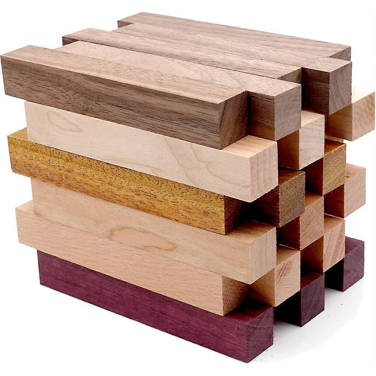 Wood Pen Blanks for Turning-Pen Blanks for Woodturning Burl-Black Walnut,Hard Maple,Merbau,Cherry,B