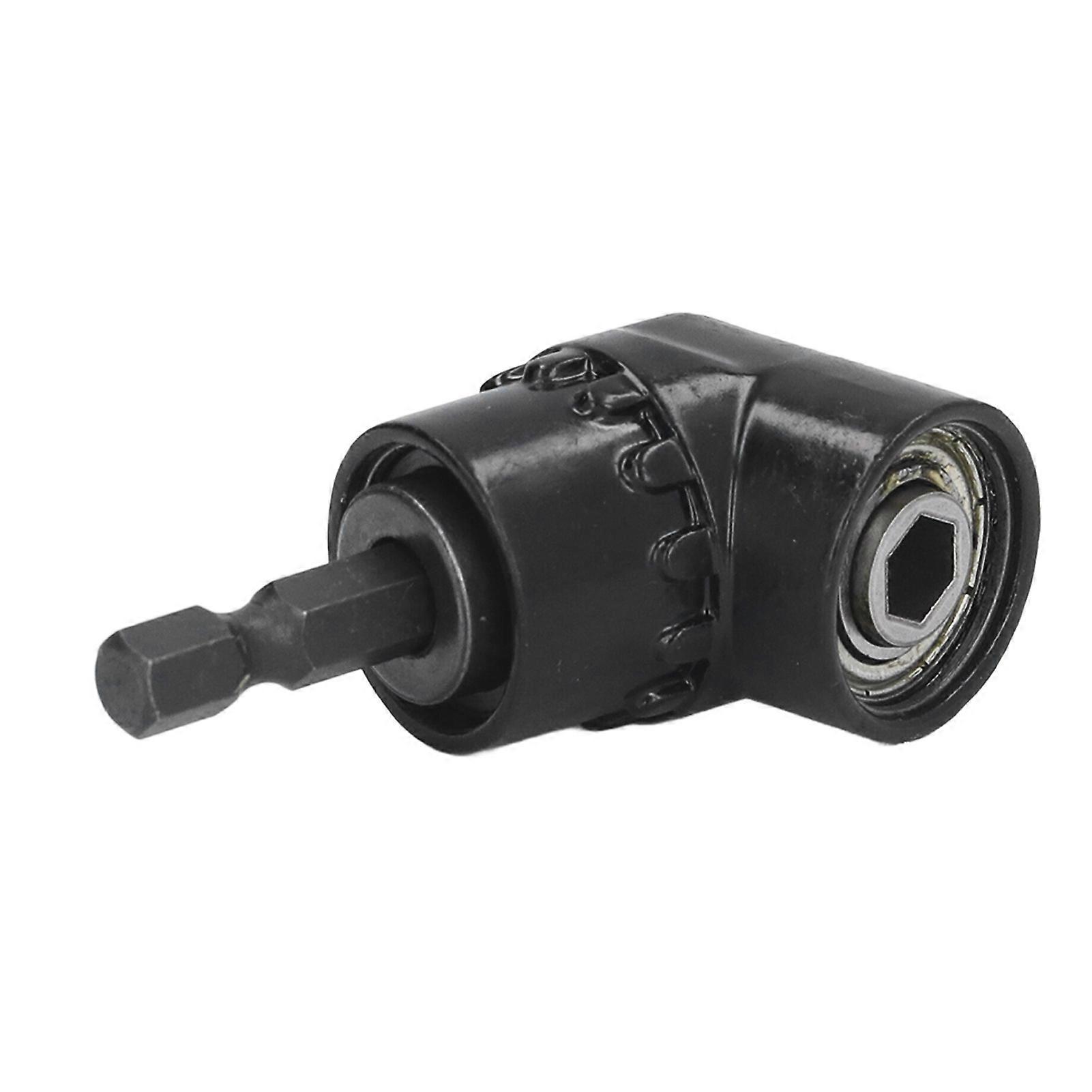 Adaptateur de perceuse à angle droit, porte-embout coudé, accessoire à tige hexagonale de 6,35 mm