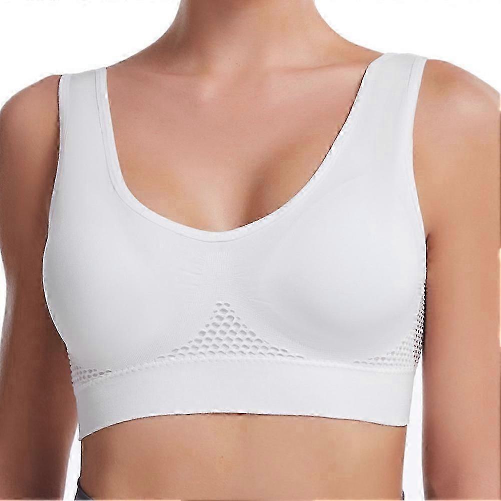 Womens Comfortable Wireless Bras with Removable Pads Breathable Sports Bra for Everyday Wear and Light Support