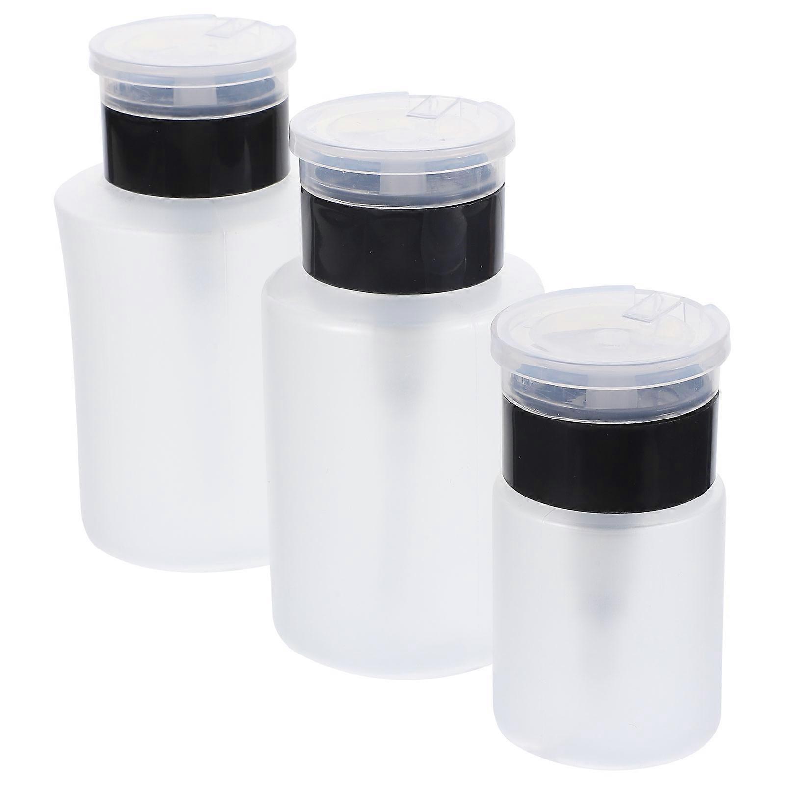 Nail Polish Remover Pump Refillable Bottles for Makeup Removal 9Pcs