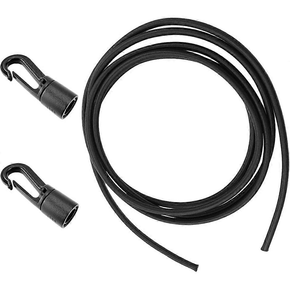 Heavy Duty Bungee Cord 1 Set Elastic Tie-down For Holding Objects In Outdoor Activities Black