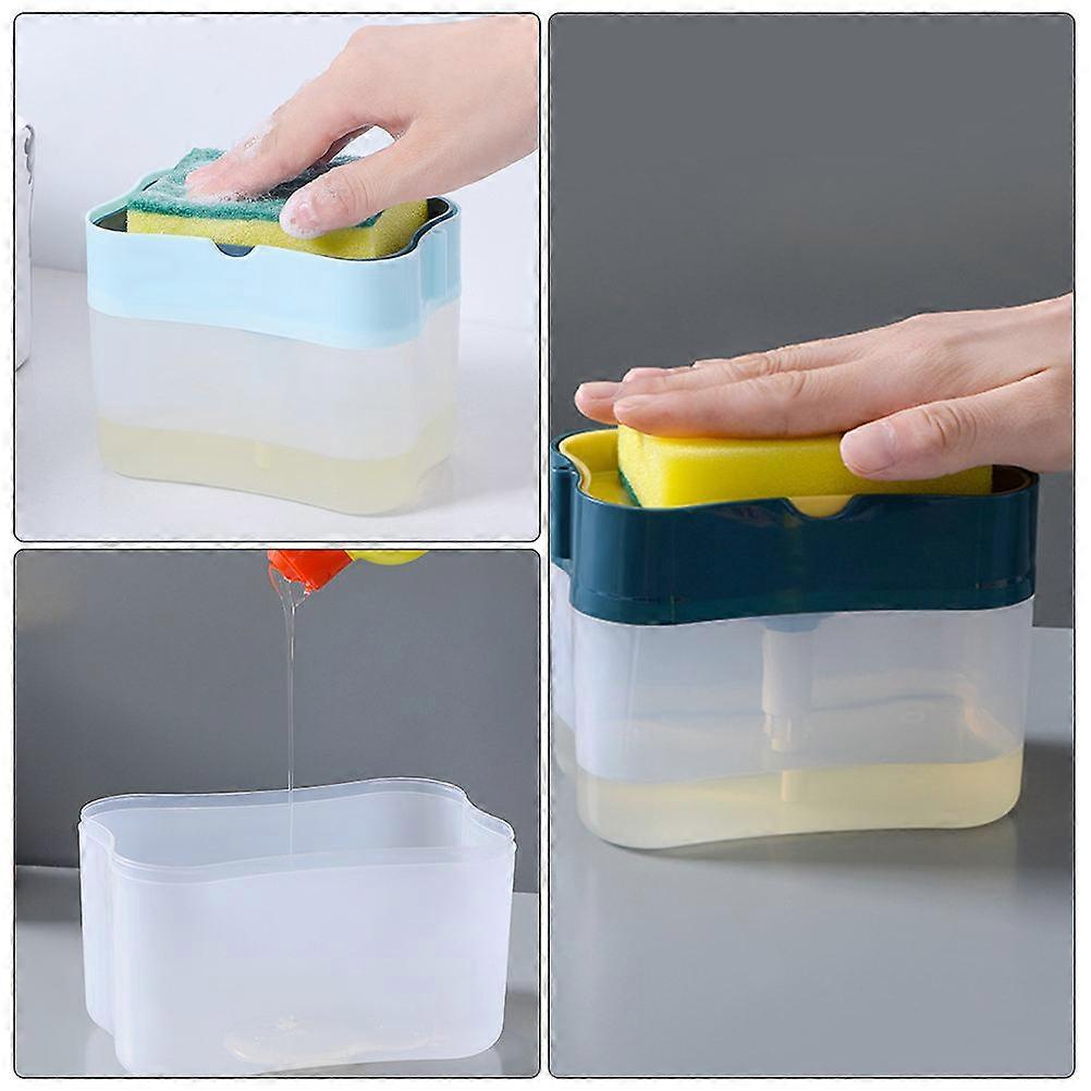 Manual Soap Dispenser Automatic Liquid Adding Box for Kitchen 2Sets