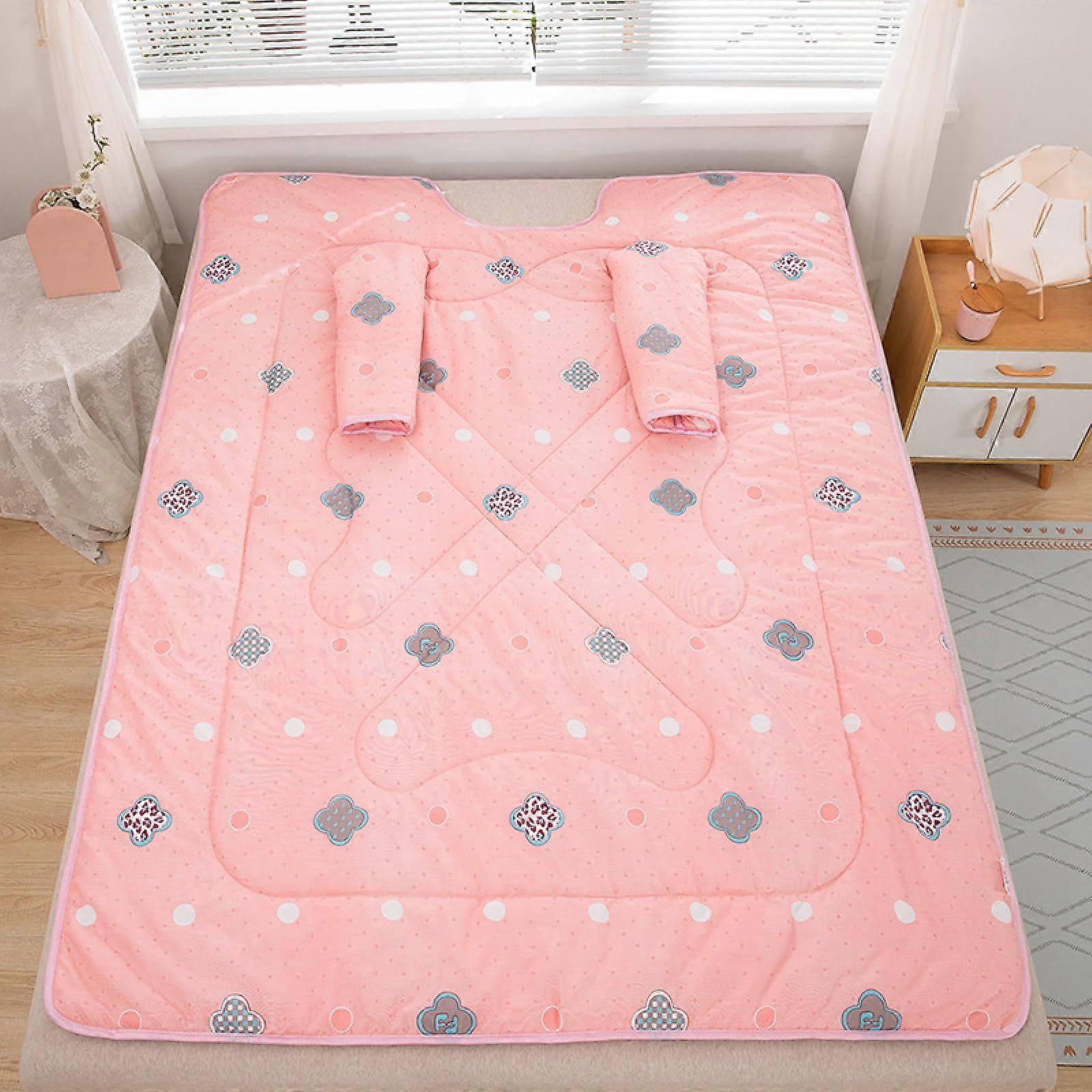 Blanket With Sleeves For Reading Studying And Working 70.8 X 78.7 In Warm Thickened Quilted Leg Covering Color C Model C