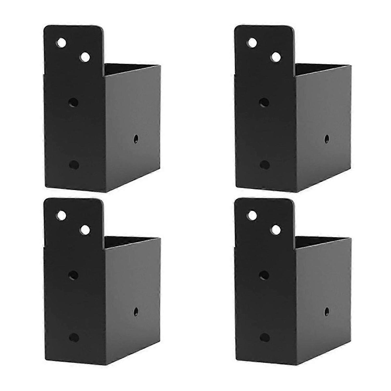Pergola Brackets 4pcs,for 2 X 4Inch Pergola Post Top Rafter Brackets,Deck Railing Brackets,DIY Conne