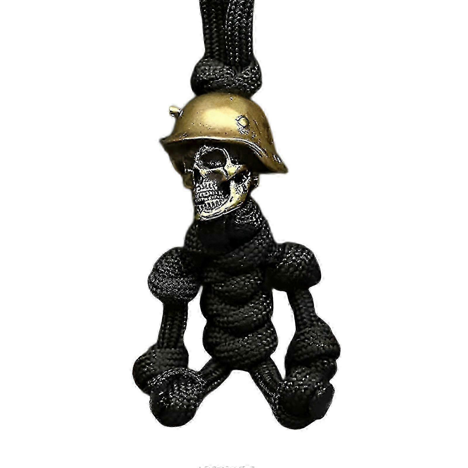 Skull Keychain Skeletonskeleton Soldier Paracord Keychain Creative Skeleton Soldier Keychain Luggage Tag