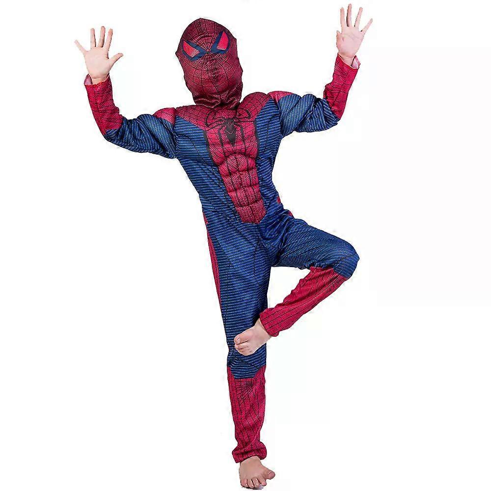 Halloween Spider Man Cosplay Costume Muscle Bodysuit Superhero Jumpsuit Easter Party Design Sense Matching Men Women Dress Up