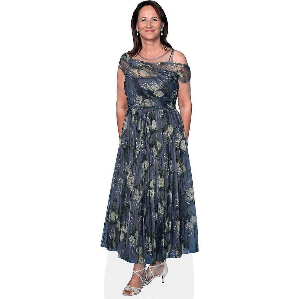 Segolene Royal (Blue Dress) Cardboard Cutout (lifesize OR mini size). Standee. Stand Up.