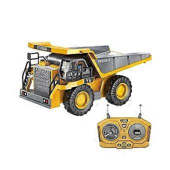 1:24 9 Kanäle RC Alloy Dump Truck Auto Engineering Fahrzeug Fernbedienung Aluminiumlegierung Auto