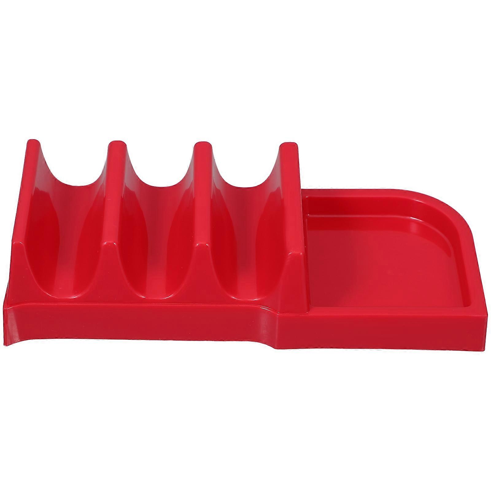Wave Shaped Taco Holder Stand Plastic for Kitchen Taco Tray Snack Plate