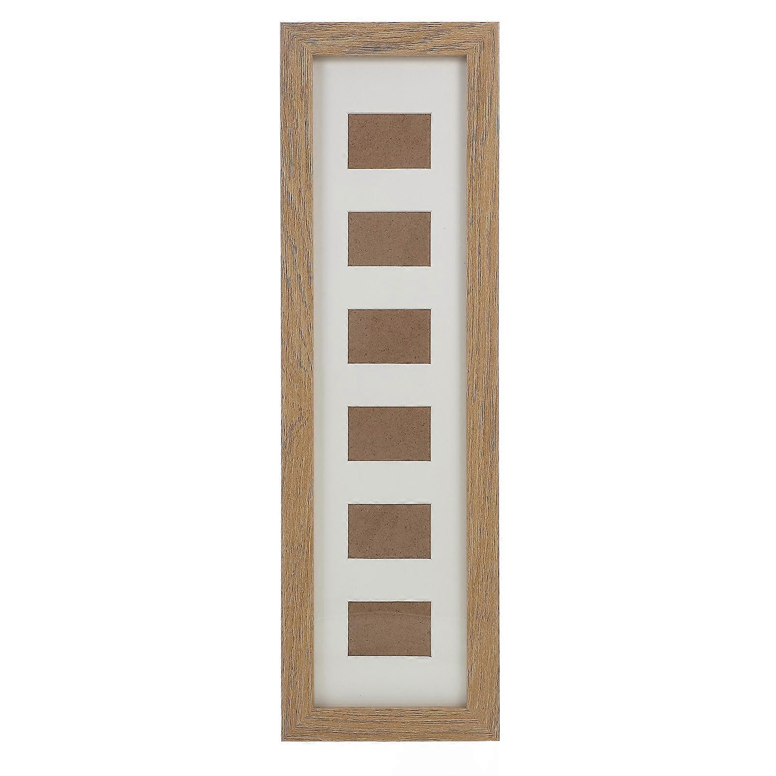 Wall Mounted Wood Picture Frame for Display with 3Pcs Rustic Panels