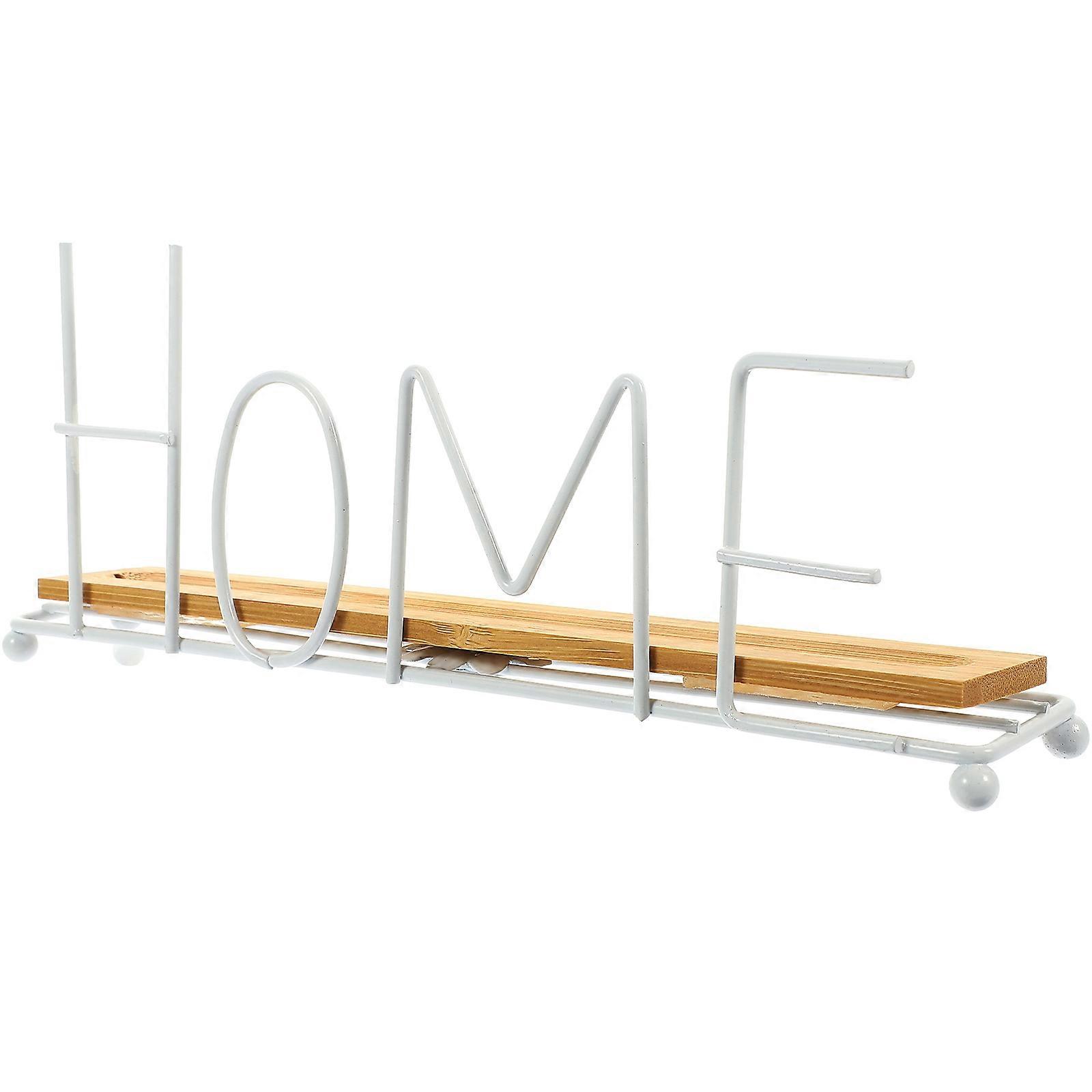 Incense Holder With HOME Letter Design For Yoga Studio And Bedroom 24X4.25X9.4Cm Relaxing Atmosphere Creator 1Set