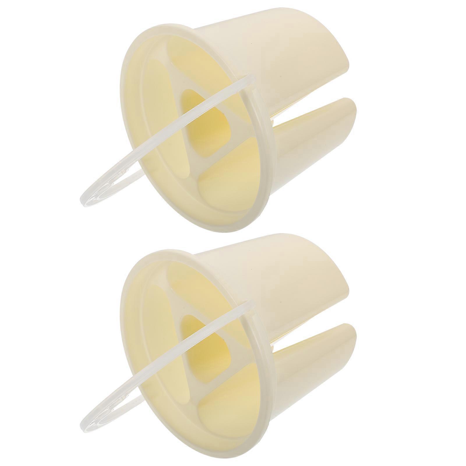 Brush Washing Plastic Painting Buckets 2Pcs for Artists Yellow Multi-functional Durable Tools