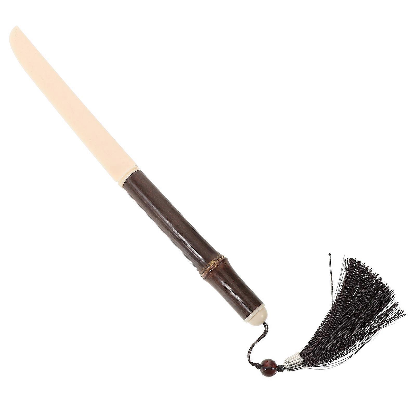 Chinese Style Paper Cutter with Bamboo Handle for Letter Opening Use