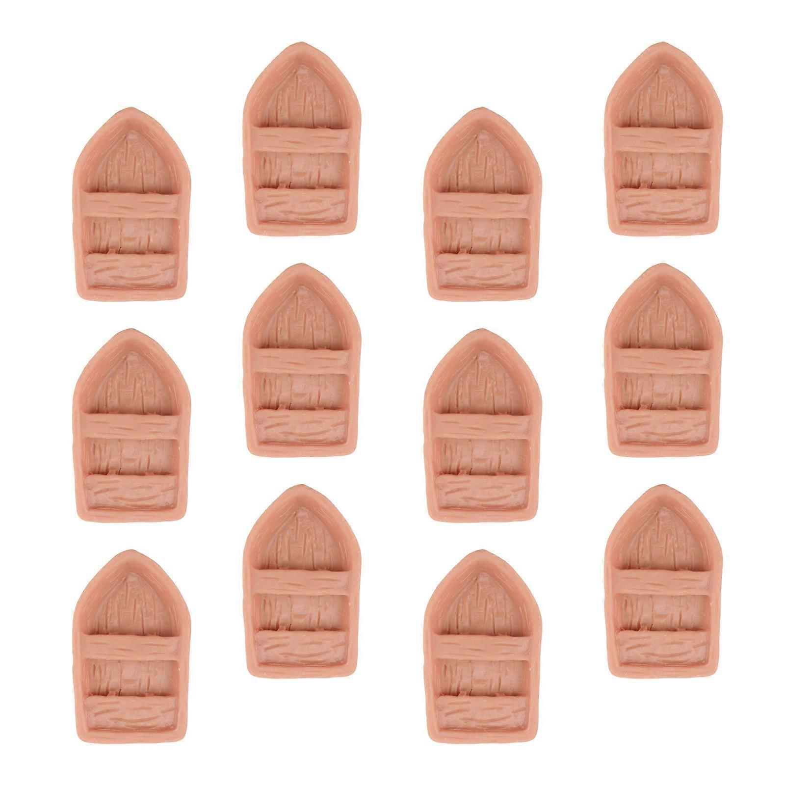 Boat Model Decor Resin Craft for Decor 60Pcs Lifelike Simulation Toys