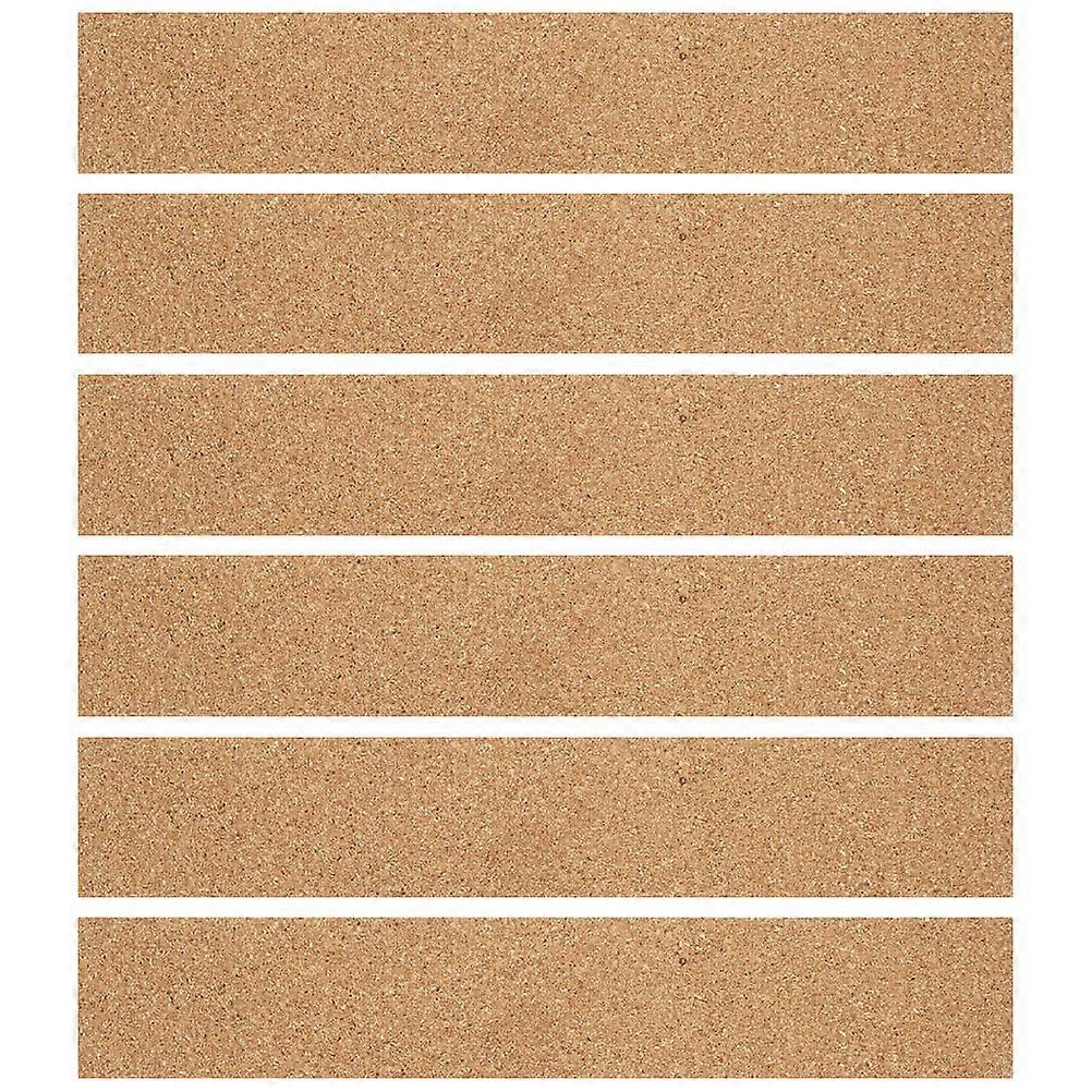 Rectangular Cork Announcement Board Strips 30 Pcs Simple Style Memo Board Strips Perfect For Home Decoration Safe Material