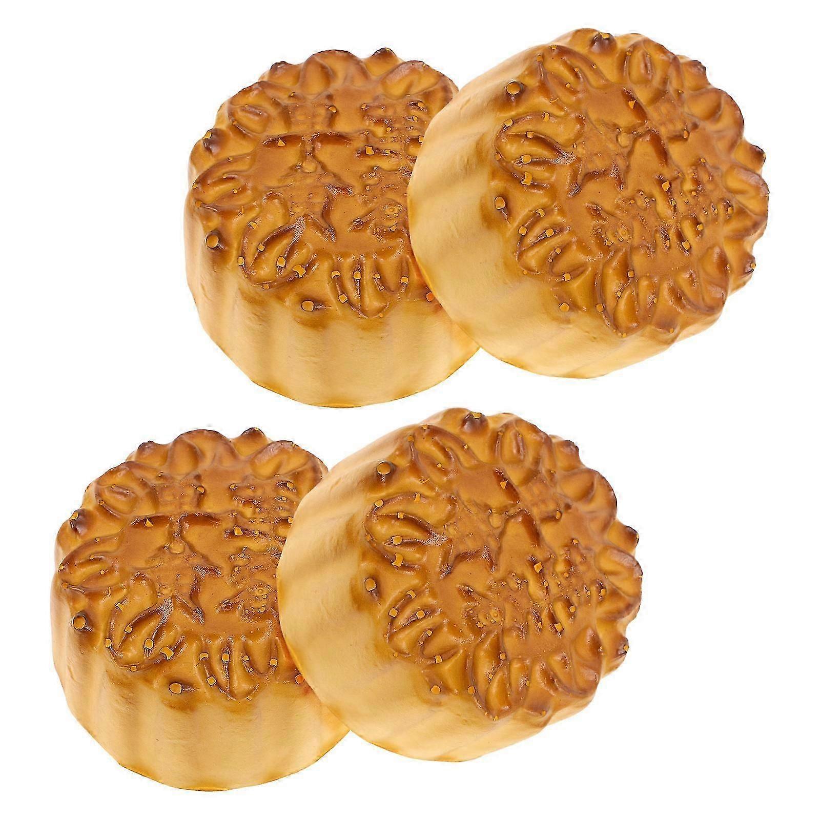 decorative fake mooncake 4pcs for mall displays