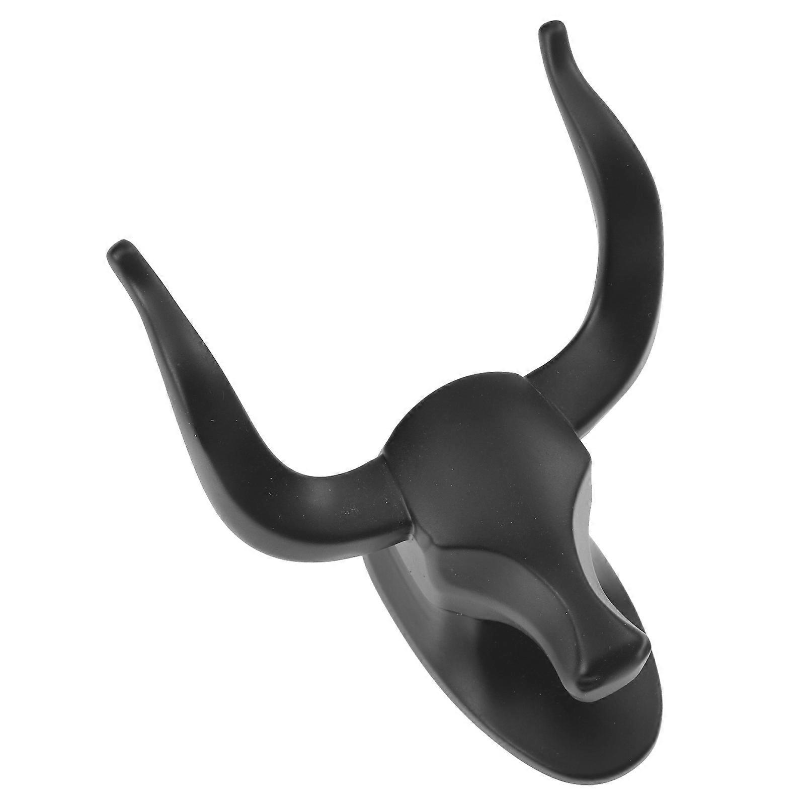 Clothes Hook for Home Use 2Pcs Retro Ox Head Shape Decorative Hooks