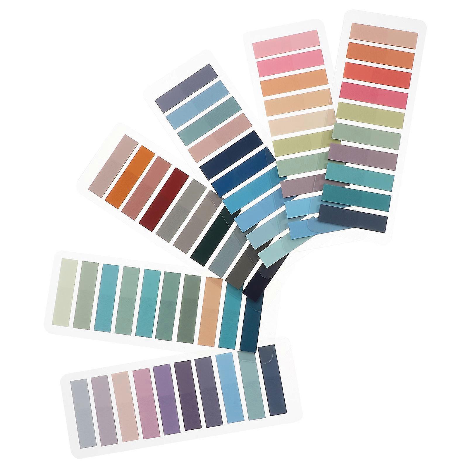 Colored Sticky Tabs Self-Adhesive Page Tabs for Books 6000Pcs