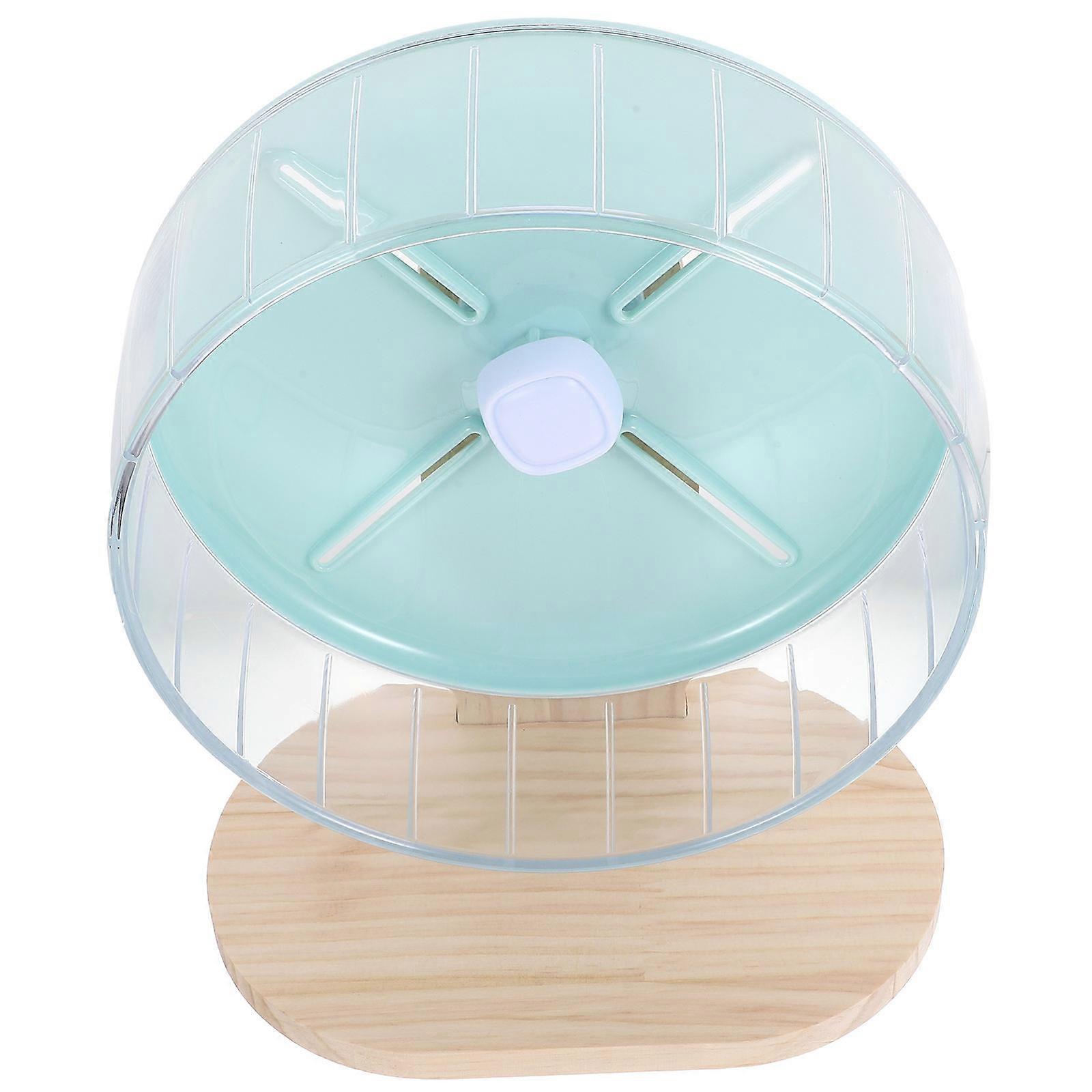 Silent Hamster Wheel Exercise Wheel for 2Sets Green Cage Accessory
