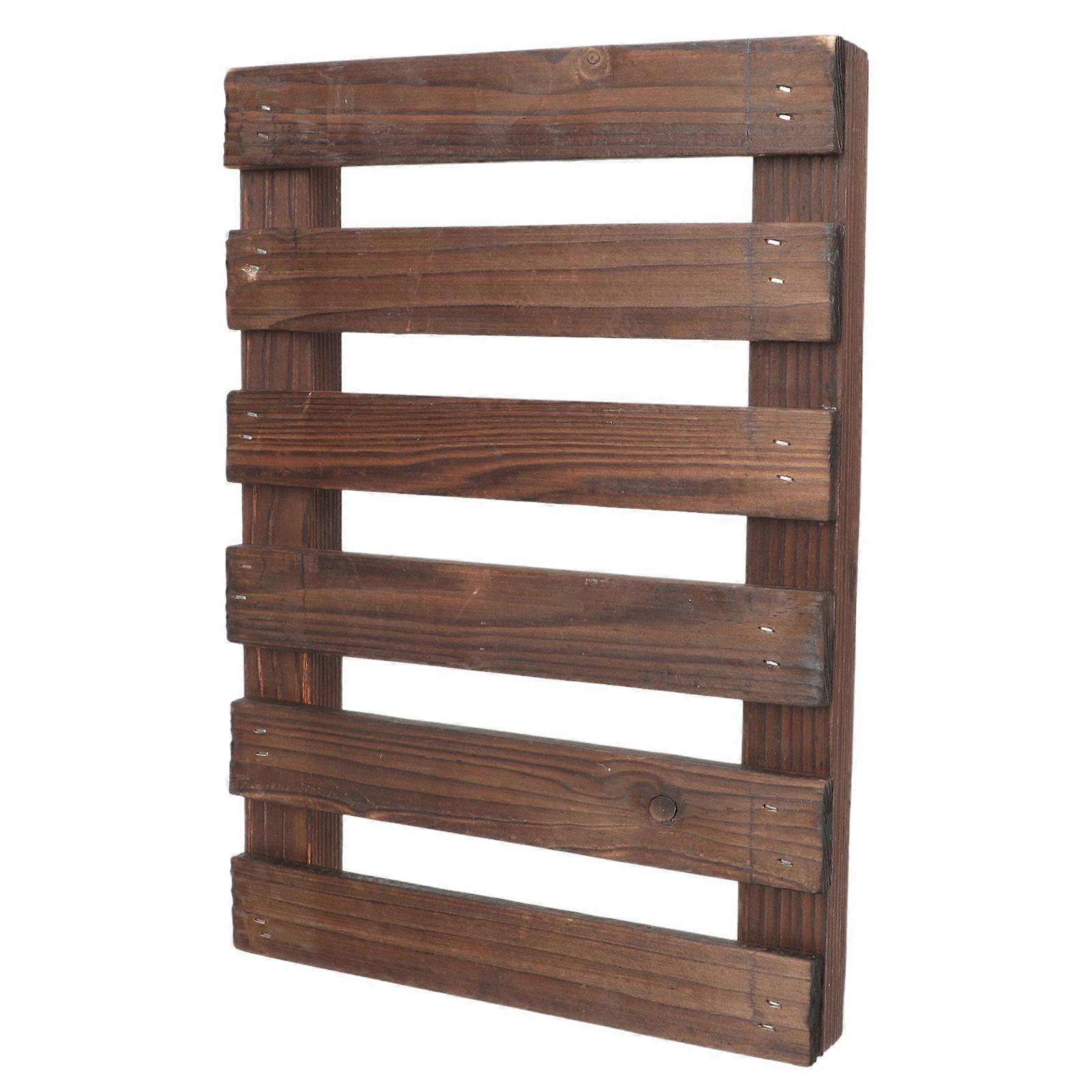 Simulation Shutter Wall Hanging Coffee Wood Unique Shutter Style Home Decor