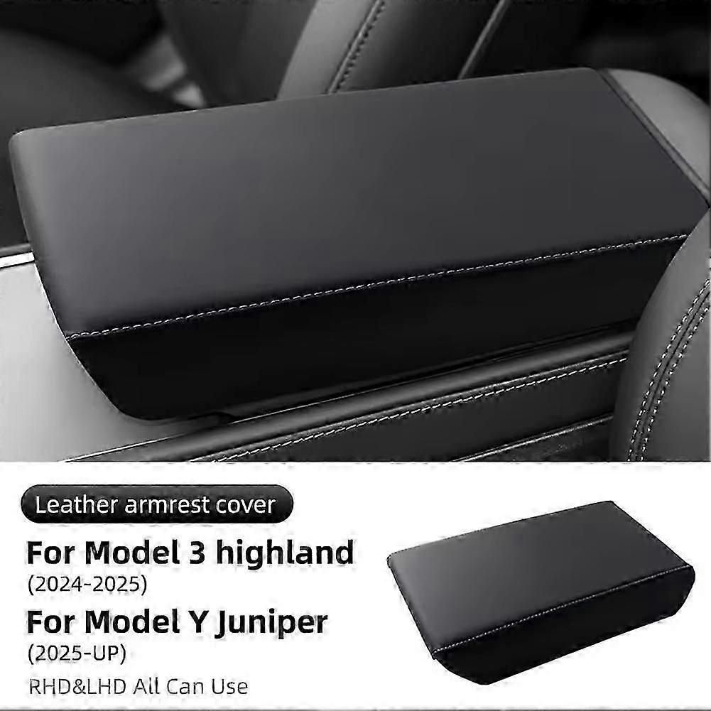 Soft Case Car Center Console Arm Rest Lid Auto Central For Tesla Model