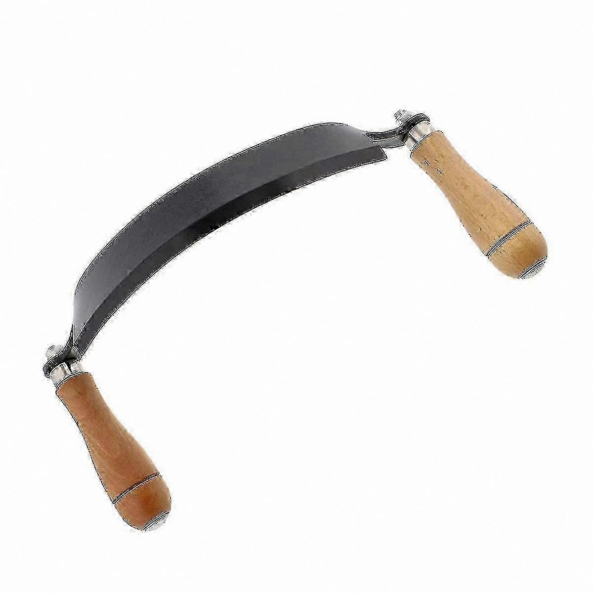 8-inch Curved Draw Shave Tool for Woodworking and Debarking Handcrafted Projects