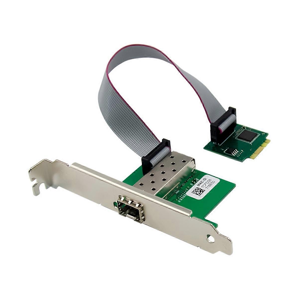 Gigabit Ethernet M.2 A+E KEY Single Fiber Port SFP Network Card