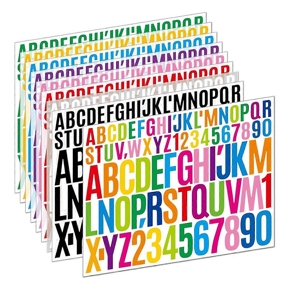 Letters Stickers,Self Adhesive Vinyl Letter Stickers Aesthetic,B