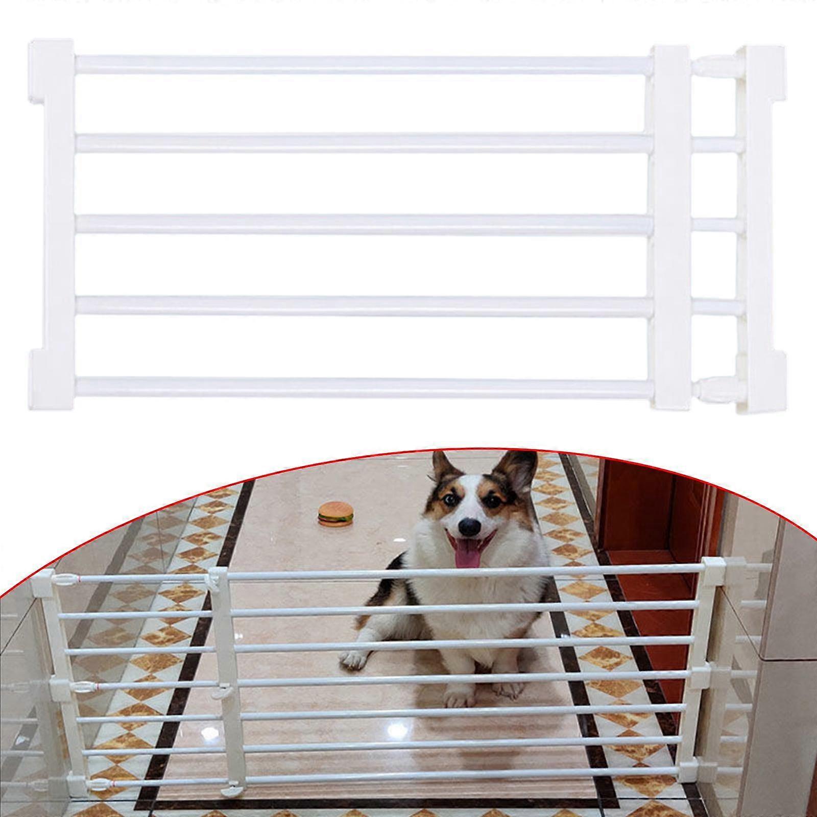 Retractable Dog Gate Screen Door Expandable Gate for House Doorway Backyard