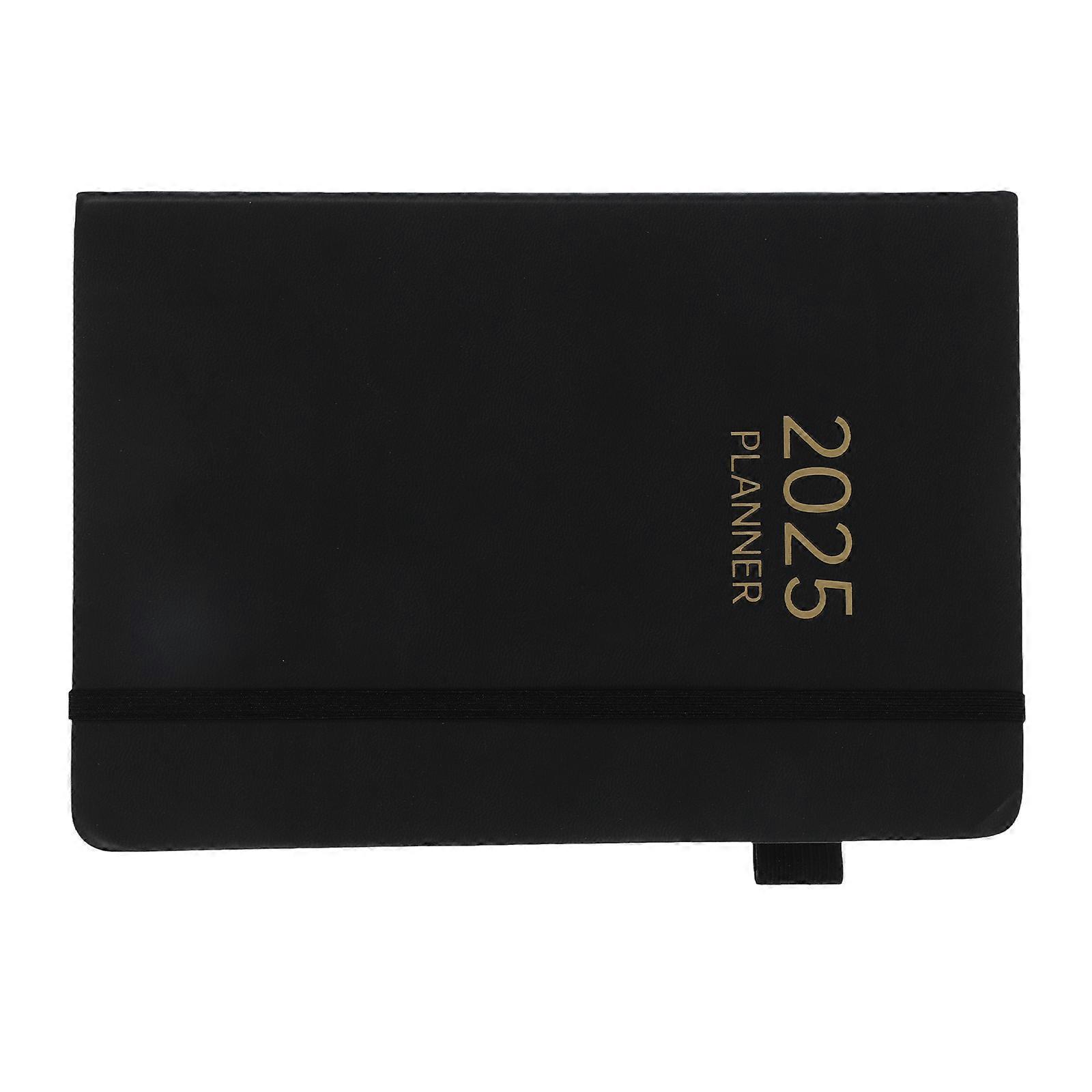 Fashionable Appearance Note Book Multi-Function Academic Planner A5 Black Daily Writing Goal Setting 1Pcs