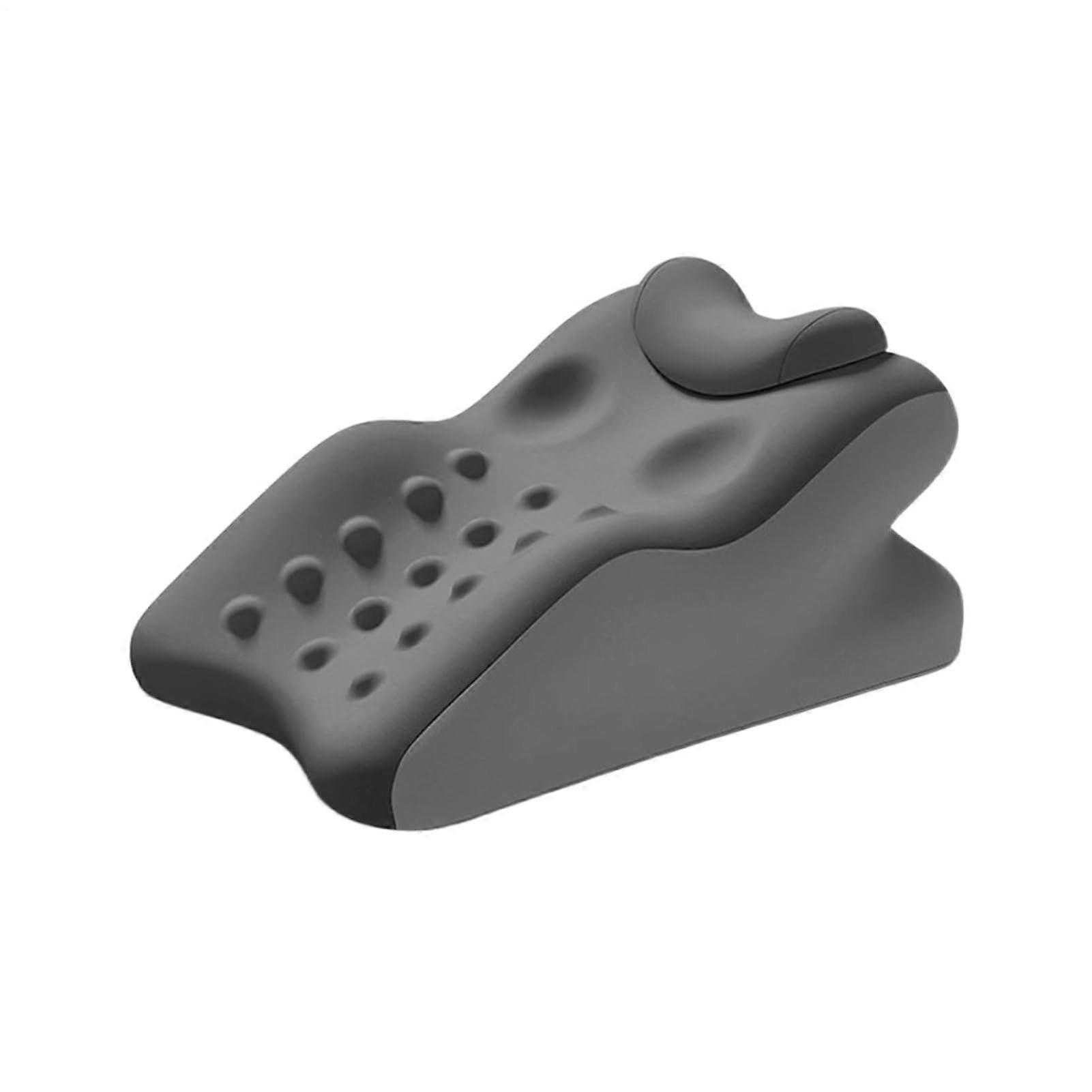 Bed Wedge Pillow Memory Foam Cervical Support Ergonomic Back Cushion Washable Cover Gray For Side Sleeper