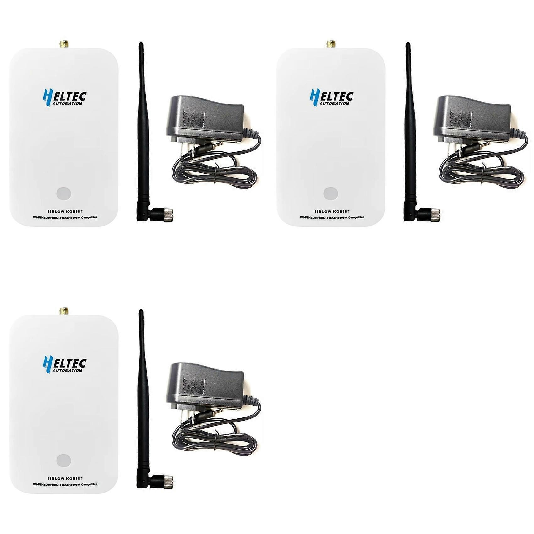 3X H ELTEC AUTOMATION Wi-Fi HaLow HT-H7608 IEEE 802.11ah Dual-Band Gateway Wi-Fi Extender 3km US Plug