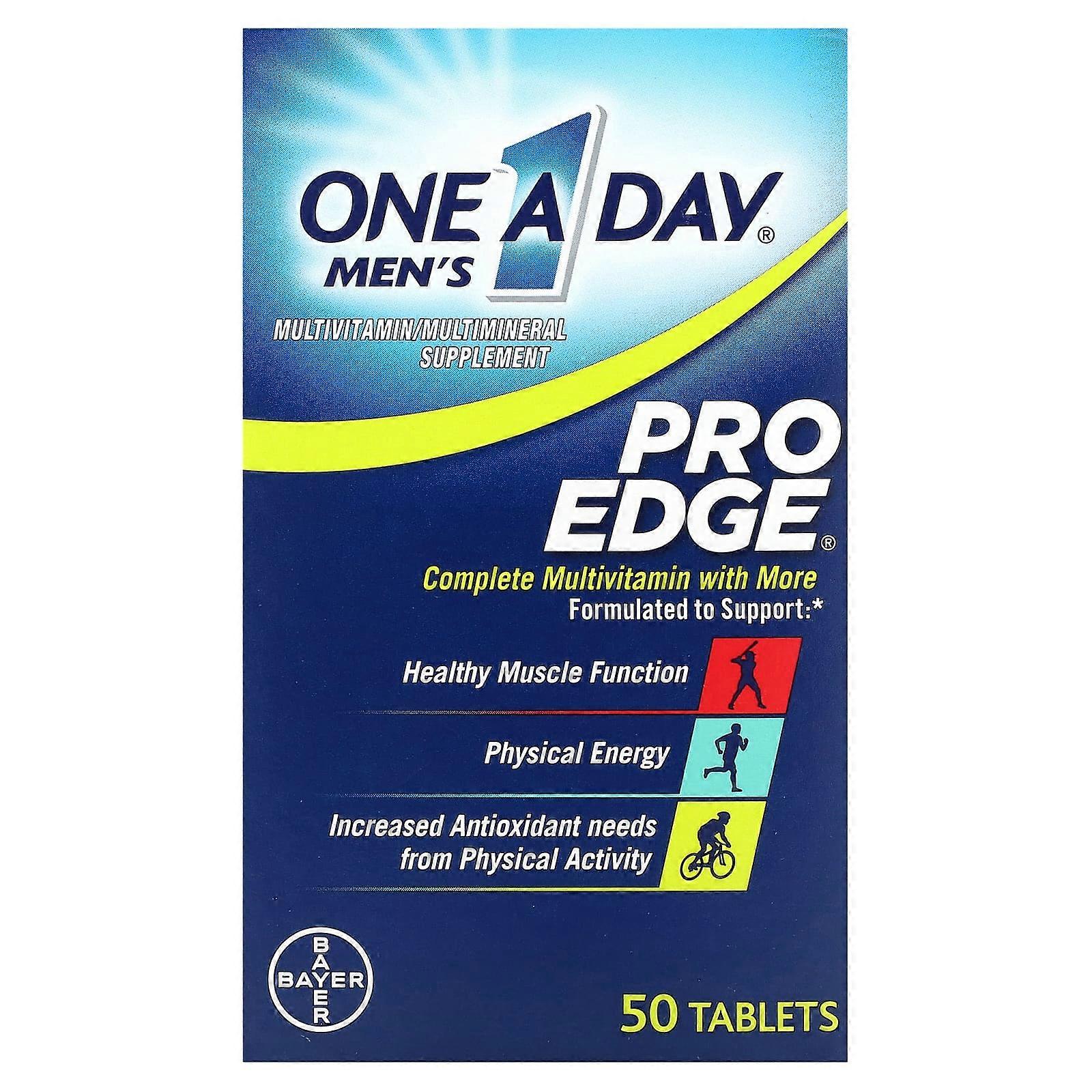 Men's Pro Edge, Complete Multivitamin with More, 50 Tablets