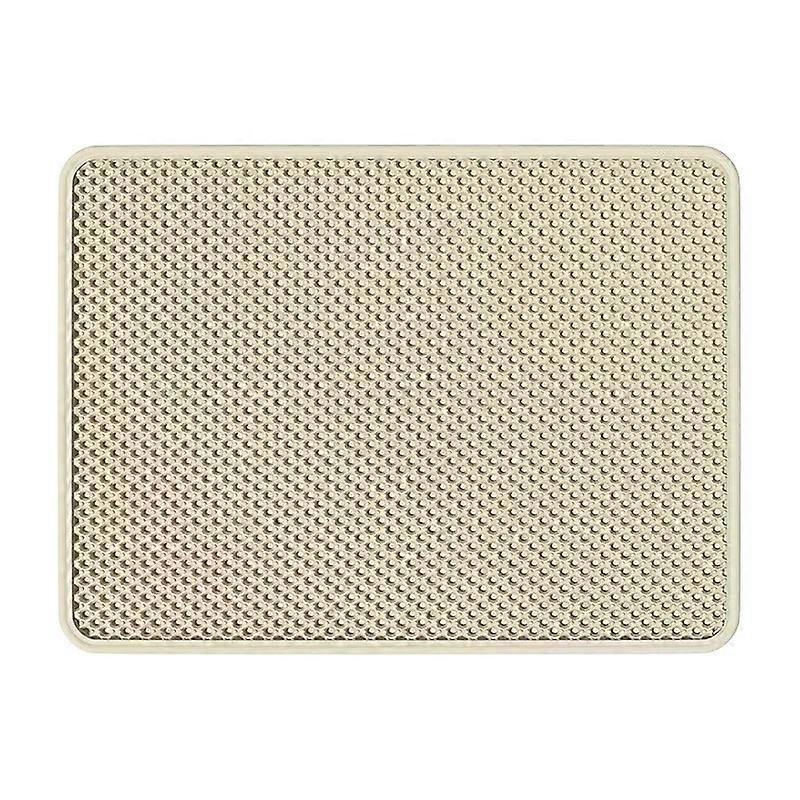 Cat Litter Mat Anti-carry-out Filter Anti-splash Dirty Basin Pet Double-layer Anti-urine Toilet Mat Easy to Clean and Non-slip