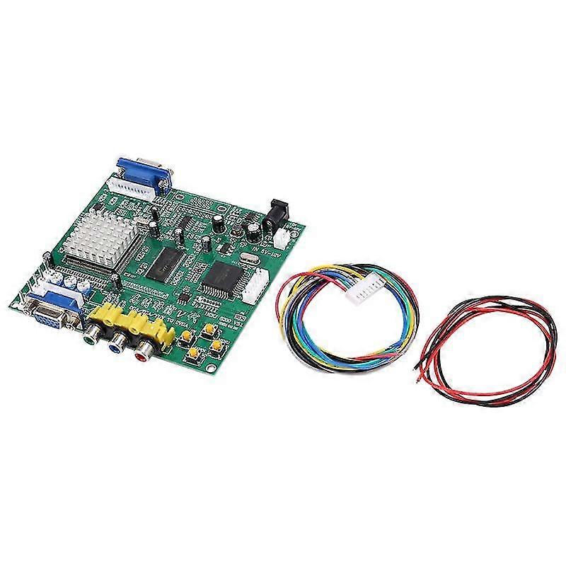 2025 GBS8200 CGA//YUV/RGB to VGA Output Arcade Jamma Game HD Video Converter Board Monitor to LCD GBS-8200