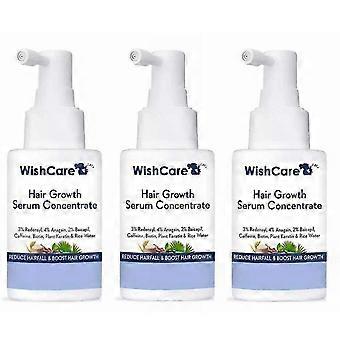 Wish-Care Odżywcze Serum Koncentrat do Włosów 3%Redensyl 4%Anagain 2%Baicapil Fitokeratyna Woda Ryżowa Głęboko Kondycjonująca Włosy 30ml