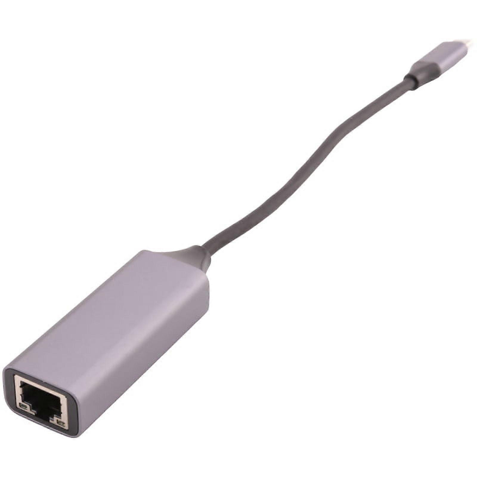 Type-C to RJ45 Ethernet Adapter Type-C 3.0 PC Internet Type-C 1000Mbps Network Adapter for Laptop/TV Box