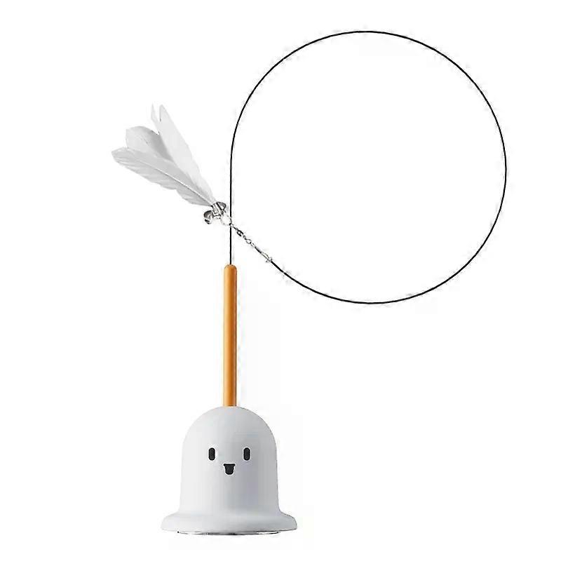 Interactive Cat Toy Self-Amusement Badminton Stick Bite Resistant Detachable Teasing Stick with Balls Pet Supplies for Kittens