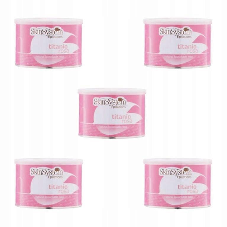 Wosk Do Depilacji W Puszce Różany 400 Ml X 5 Szt.