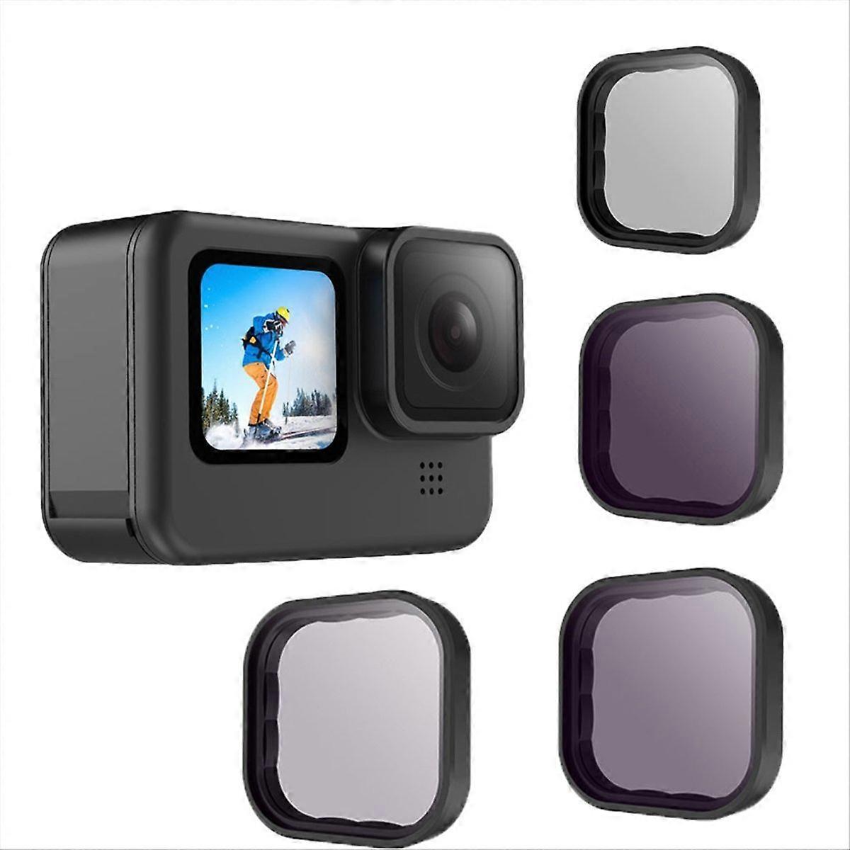 ND8 ND16 ND32 CPL-objektivfilterset för Hero 12 actionkamera