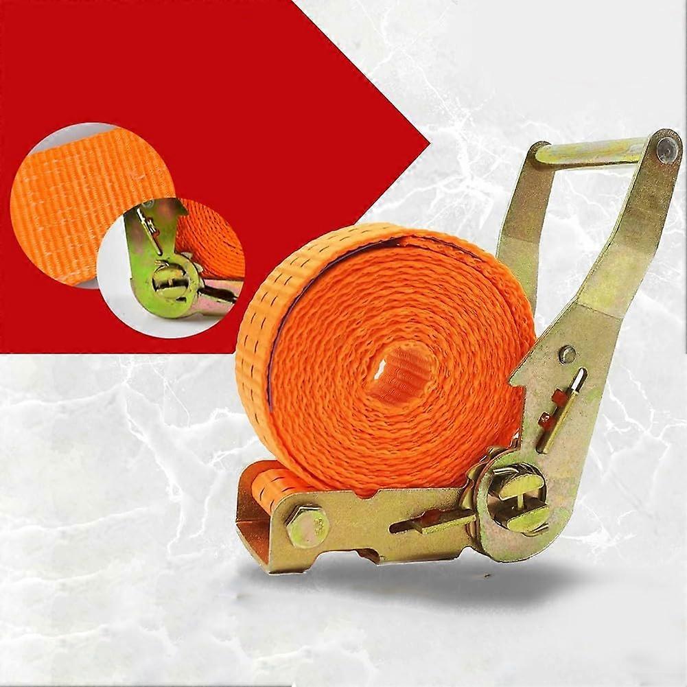 Secure Cargo Lashing Strap 2Meter Length EasyAdjust Cargo TieDown Strap For Safe Transport