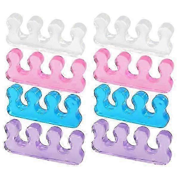 8pcs Professional Toe Separators Nail Art Toe Separators Manicure Toe Separators Nail Art Tools Cs fast