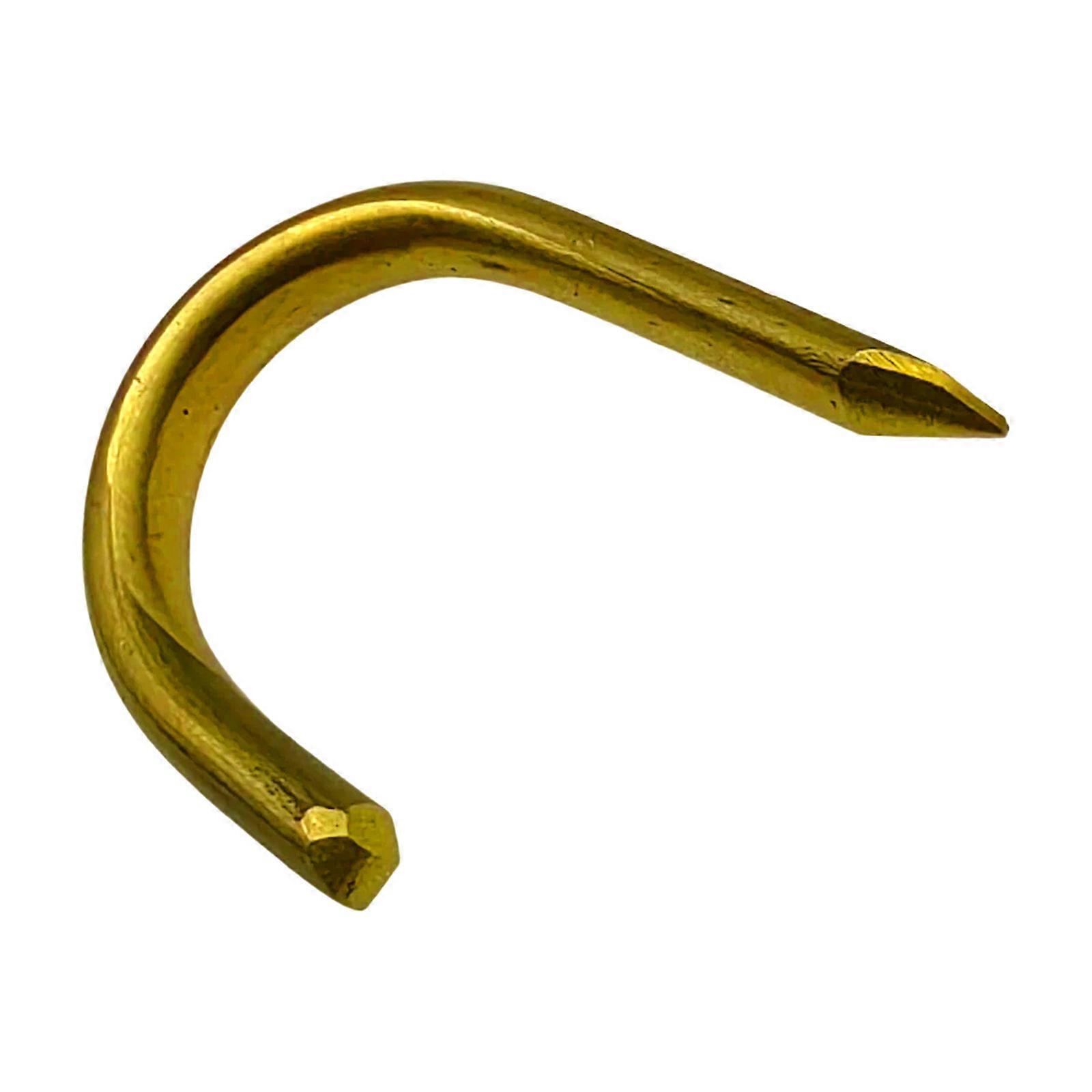 Brass Finger Hook Fix Rings Replacement Copper Texture for Small Cylinder Slides Enhances Instrument Efficiency Multicolor