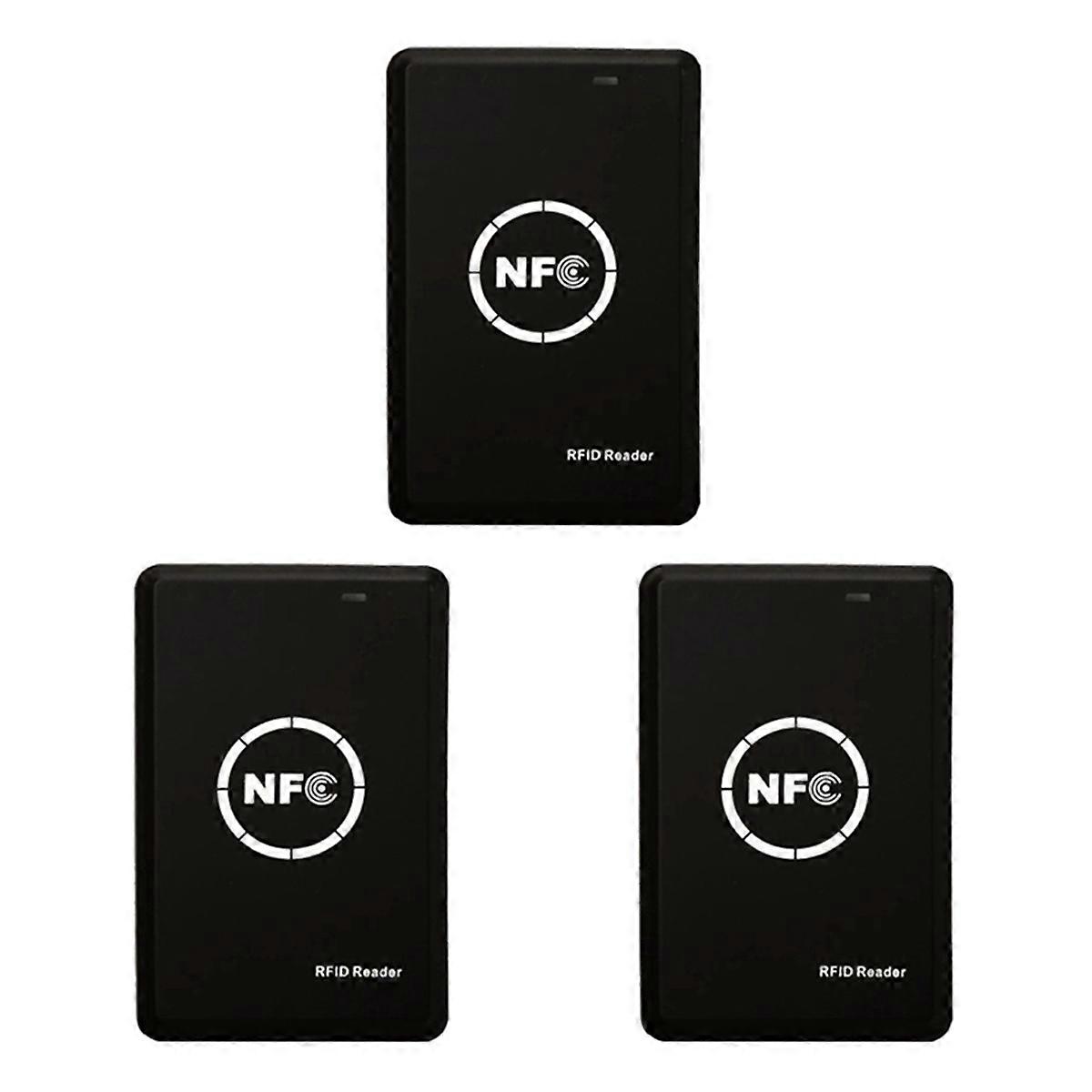 3PCS NFC Smart Card Reader IC RFID Card Reader RFID Copier Duplicator 13.56MHz & 125KHz Encrypted Programmer